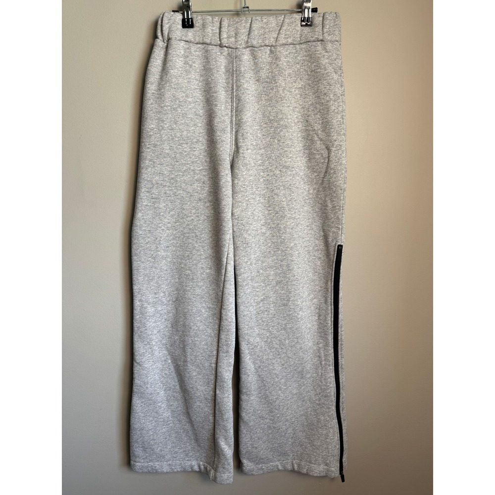 Vintage Havana Womens Gray Heathered Side Zip Sweatpants Size M Athleisure Cozy